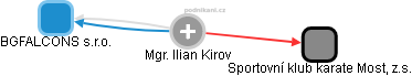  Ilian K. - Vizualizace  propojení osoby a firem v obchodním rejstříku