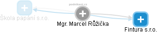  Marcel R. - Vizualizace  propojení osoby a firem v obchodním rejstříku