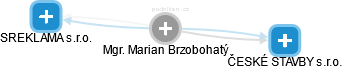 Marian Brzobohatý - Vizualizace  propojení osoby a firem v obchodním rejstříku