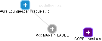MARTIN LAUBE - Vizualizace  propojení osoby a firem v obchodním rejstříku