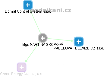 MARTINA SKOPOVÁ - Vizualizace  propojení osoby a firem v obchodním rejstříku