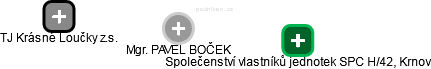 PAVEL BOČEK - Vizualizace  propojení osoby a firem v obchodním rejstříku