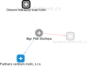 Petr Skořepa - Vizualizace  propojení osoby a firem v obchodním rejstříku