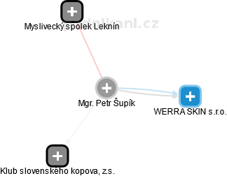 Petr Šupík - Vizualizace  propojení osoby a firem v obchodním rejstříku
