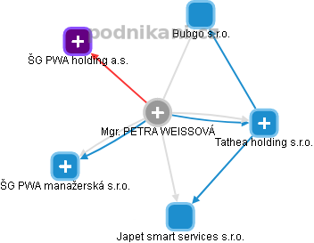 PETRA WEISSOVÁ - Vizualizace  propojení osoby a firem v obchodním rejstříku