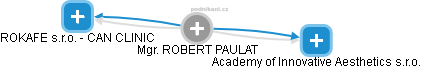 ROBERT PAULAT - Vizualizace  propojení osoby a firem v obchodním rejstříku