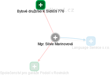 Silvie Marinovová - Vizualizace  propojení osoby a firem v obchodním rejstříku