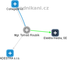 Tomáš Roubík - Vizualizace  propojení osoby a firem v obchodním rejstříku