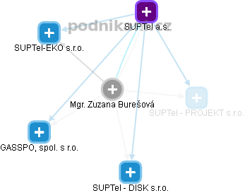  Zuzana B. - Vizualizace  propojení osoby a firem v obchodním rejstříku