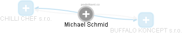  Michael S. - Vizualizace  propojení osoby a firem v obchodním rejstříku