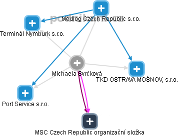 Michaela Svrčková - Vizualizace  propojení osoby a firem v obchodním rejstříku
