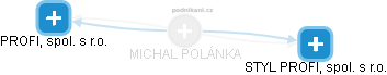 MICHAL POLÁNKA - Vizualizace  propojení osoby a firem v obchodním rejstříku