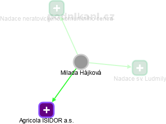 Milada Hájková - Vizualizace  propojení osoby a firem v obchodním rejstříku