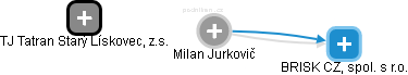 Milan Jurkovič - Vizualizace  propojení osoby a firem v obchodním rejstříku