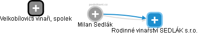 Milan Sedlák - Vizualizace  propojení osoby a firem v obchodním rejstříku