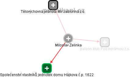 Miloslav Zelinka - Vizualizace  propojení osoby a firem v obchodním rejstříku