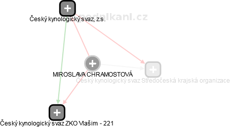 MIROSLAVA CHRAMOSTOVÁ - Vizualizace  propojení osoby a firem v obchodním rejstříku