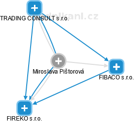 Miroslava Pištorová - Vizualizace  propojení osoby a firem v obchodním rejstříku