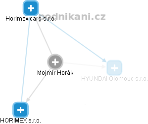 Mojmír Horák - Vizualizace  propojení osoby a firem v obchodním rejstříku