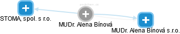 Alena Bínová - Vizualizace  propojení osoby a firem v obchodním rejstříku