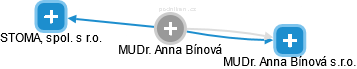 Anna Bínová - Vizualizace  propojení osoby a firem v obchodním rejstříku