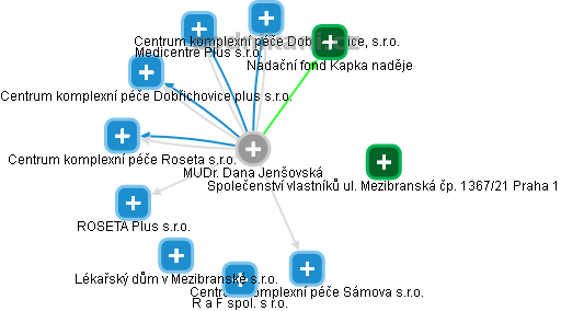 Dana Jenšovská - Vizualizace  propojení osoby a firem v obchodním rejstříku