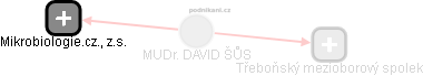 DAVID ŠŮS - Vizualizace  propojení osoby a firem v obchodním rejstříku