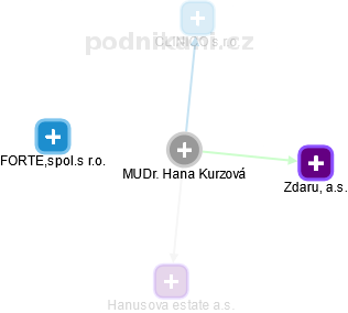 Hana Kurzová - Vizualizace  propojení osoby a firem v obchodním rejstříku