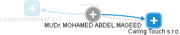 MOHAMED ABDEL MAGEED - Vizualizace  propojení osoby a firem v obchodním rejstříku