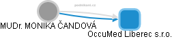 MONIKA ČANDOVÁ - Vizualizace  propojení osoby a firem v obchodním rejstříku