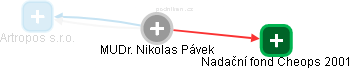  Nikolas P. - Vizualizace  propojení osoby a firem v obchodním rejstříku
