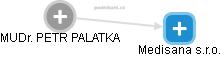 PETR PALATKA - Vizualizace  propojení osoby a firem v obchodním rejstříku