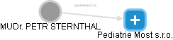 PETR STERNTHAL - Vizualizace  propojení osoby a firem v obchodním rejstříku