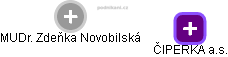 Zdeňka Novobilská - Vizualizace  propojení osoby a firem v obchodním rejstříku