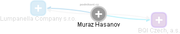 Muraz Hasanov - Vizualizace  propojení osoby a firem v obchodním rejstříku