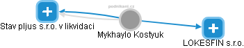 Mykhaylo Kostyuk - Vizualizace  propojení osoby a firem v obchodním rejstříku