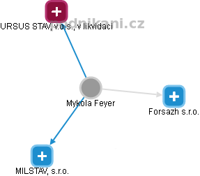 Mykola Feyer - Vizualizace  propojení osoby a firem v obchodním rejstříku