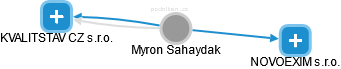 Myron Sahaydak - Vizualizace  propojení osoby a firem v obchodním rejstříku