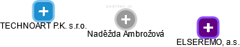 Naděžda Ambrožová - Vizualizace  propojení osoby a firem v obchodním rejstříku