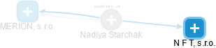 Nadiya Starchak - Vizualizace  propojení osoby a firem v obchodním rejstříku