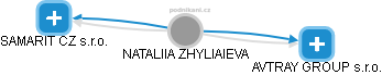  Nataliia Z. - Vizualizace  propojení osoby a firem v obchodním rejstříku
