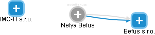 Nelya Befus - Vizualizace  propojení osoby a firem v obchodním rejstříku