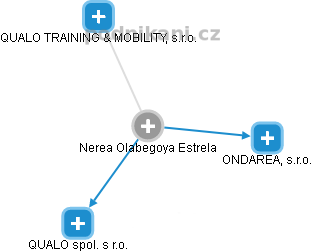 Nerea Olabegoya Estrela - Vizualizace  propojení osoby a firem v obchodním rejstříku