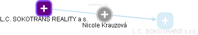  Nicole K. - Vizualizace  propojení osoby a firem v obchodním rejstříku