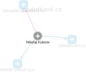  Nikolaj K. - Vizualizace  propojení osoby a firem v obchodním rejstříku