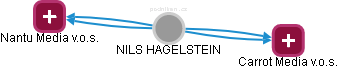 NILS HAGELSTEIN - Vizualizace  propojení osoby a firem v obchodním rejstříku
