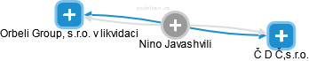 Nino Javashvili - Vizualizace  propojení osoby a firem v obchodním rejstříku