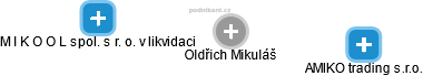 Oldřich Mikuláš - Vizualizace  propojení osoby a firem v obchodním rejstříku