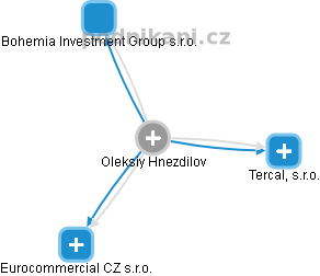 Oleksiy Hnezdilov - Vizualizace  propojení osoby a firem v obchodním rejstříku