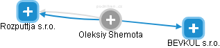Oleksiy Shemota - Vizualizace  propojení osoby a firem v obchodním rejstříku